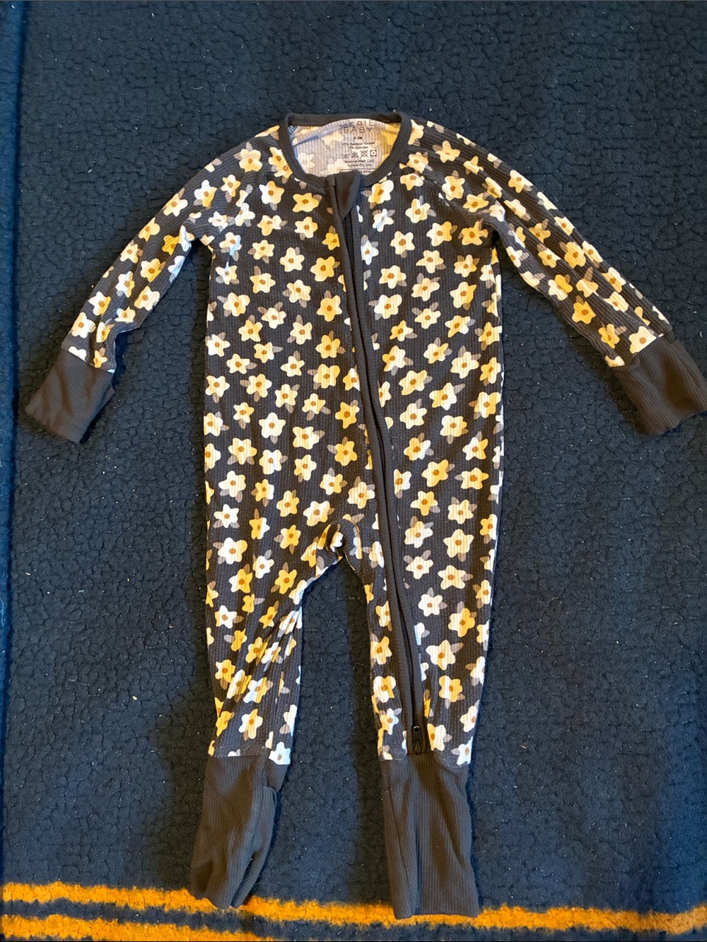 Mebie baby gray pajama